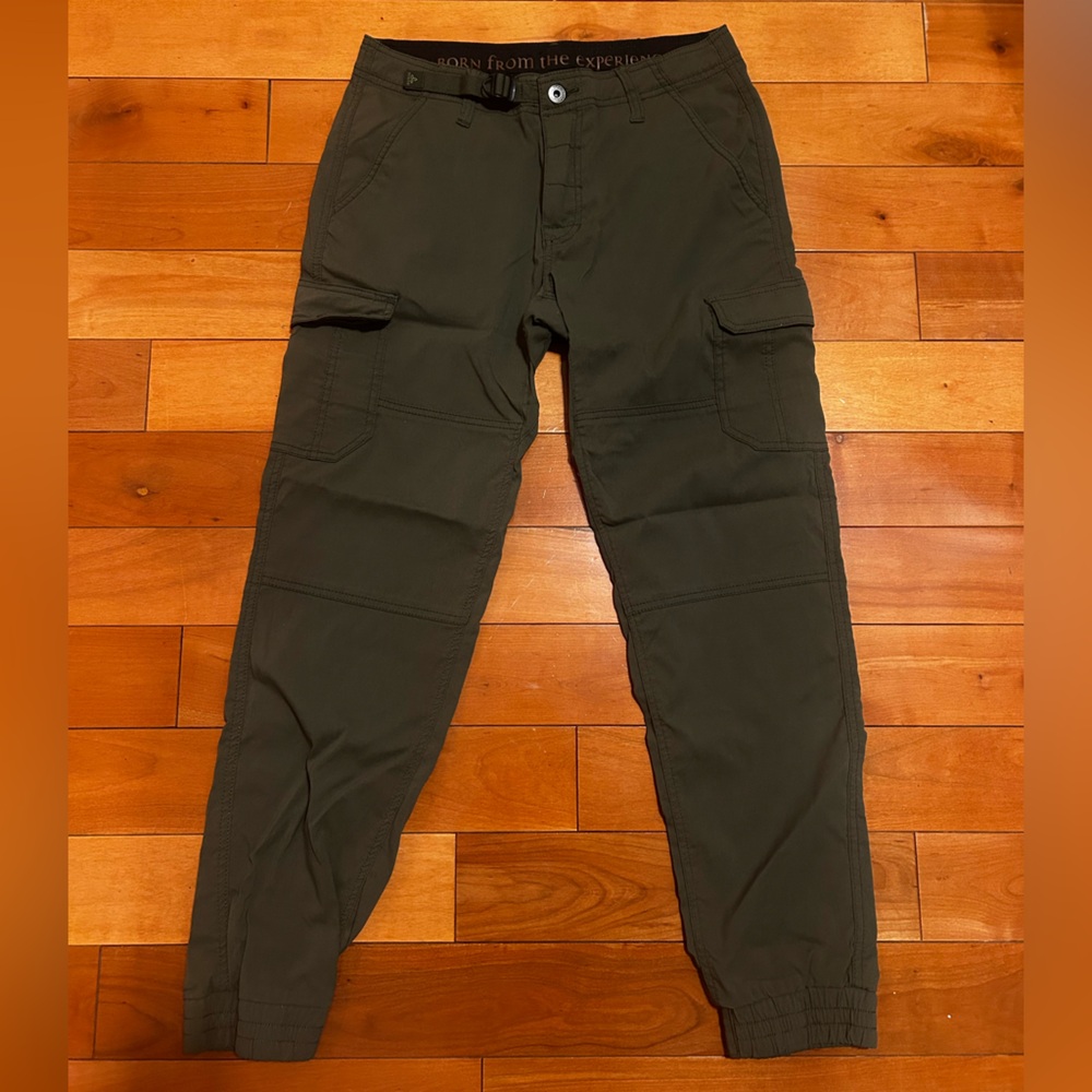 PrAna Green Cargo Joggers - Zion Stretch
